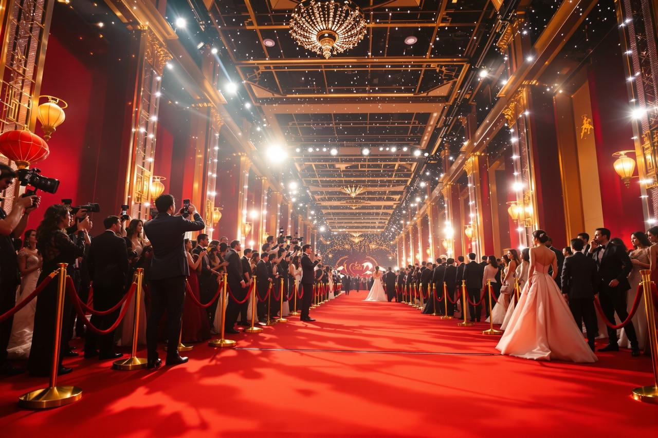 年度盛典红毯环节群星闪耀，谁是最佳着装引发网友激烈争论